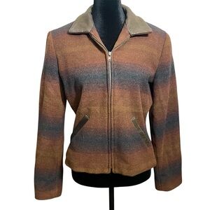 Breeches Lambswool Cashmere blend Vintage Zip Jacket